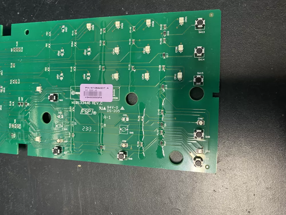 Whirlpool W10544207 Washer Board Control AZ18792 | BK965