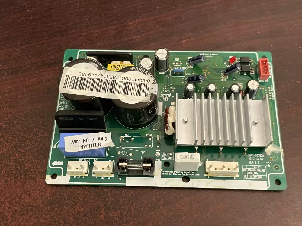 Samsung DA41 00585A 00614B Refrigerator Control Board Inverter AZ81171 | Wm1853