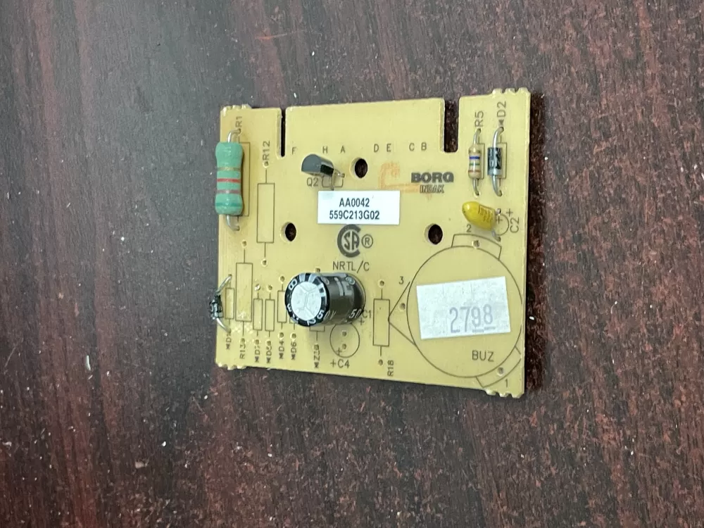 GE 559C213G02 Dryer Dryness Moisture Control Board