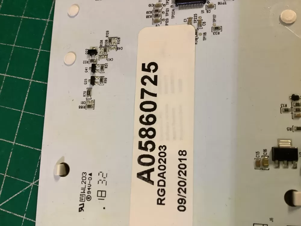 Electrolux A05860725 Refrigerator Dispenser Control Board AZ196455 | NR307