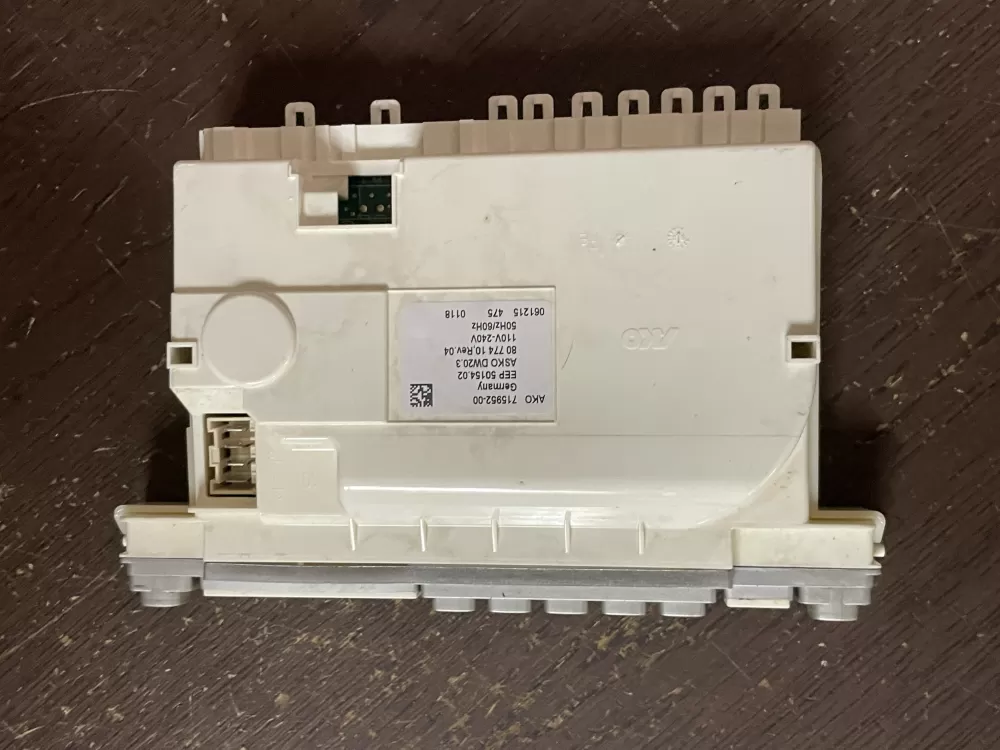 OEM Asko Viking Dishwasher DW20.3 main control board 445820  AZ48623 | Wm1789