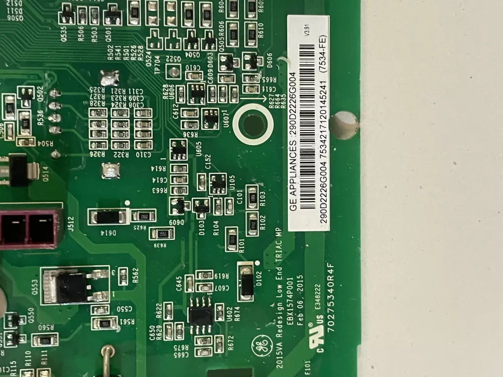 GE WH22X36498 290D2226G004 Washer Control Board AZ122891 | KMV63