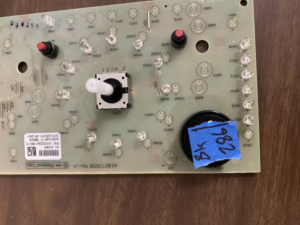 Whirlpool W10252241 W10272650 Washer Control Board AZ31741 | BK286