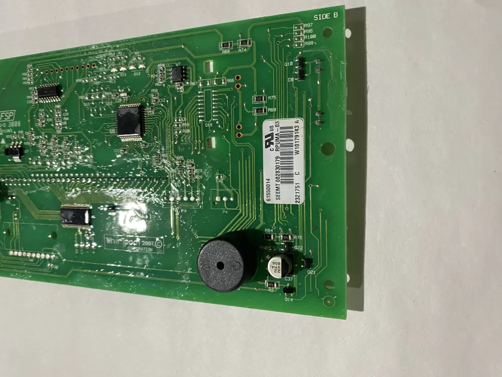 Whirlpool W10179143 2321751 Refrigerator Display Control Board AZ195471 | BK85