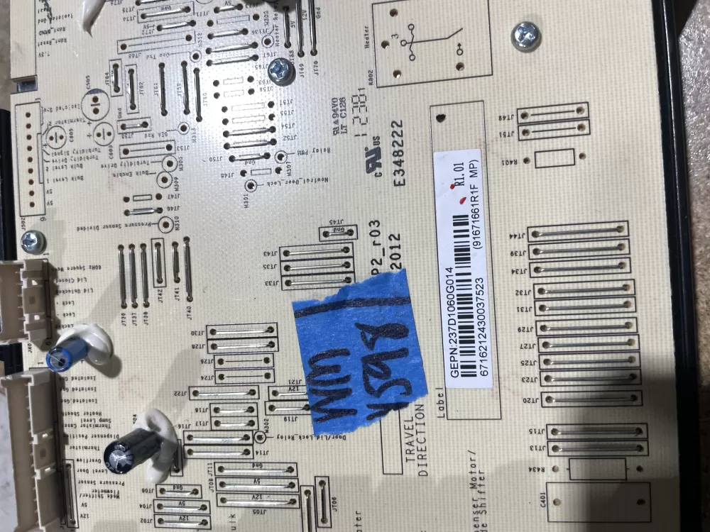 GE 237D1060G014 Washer Control Board AZ68613 | Wmv598