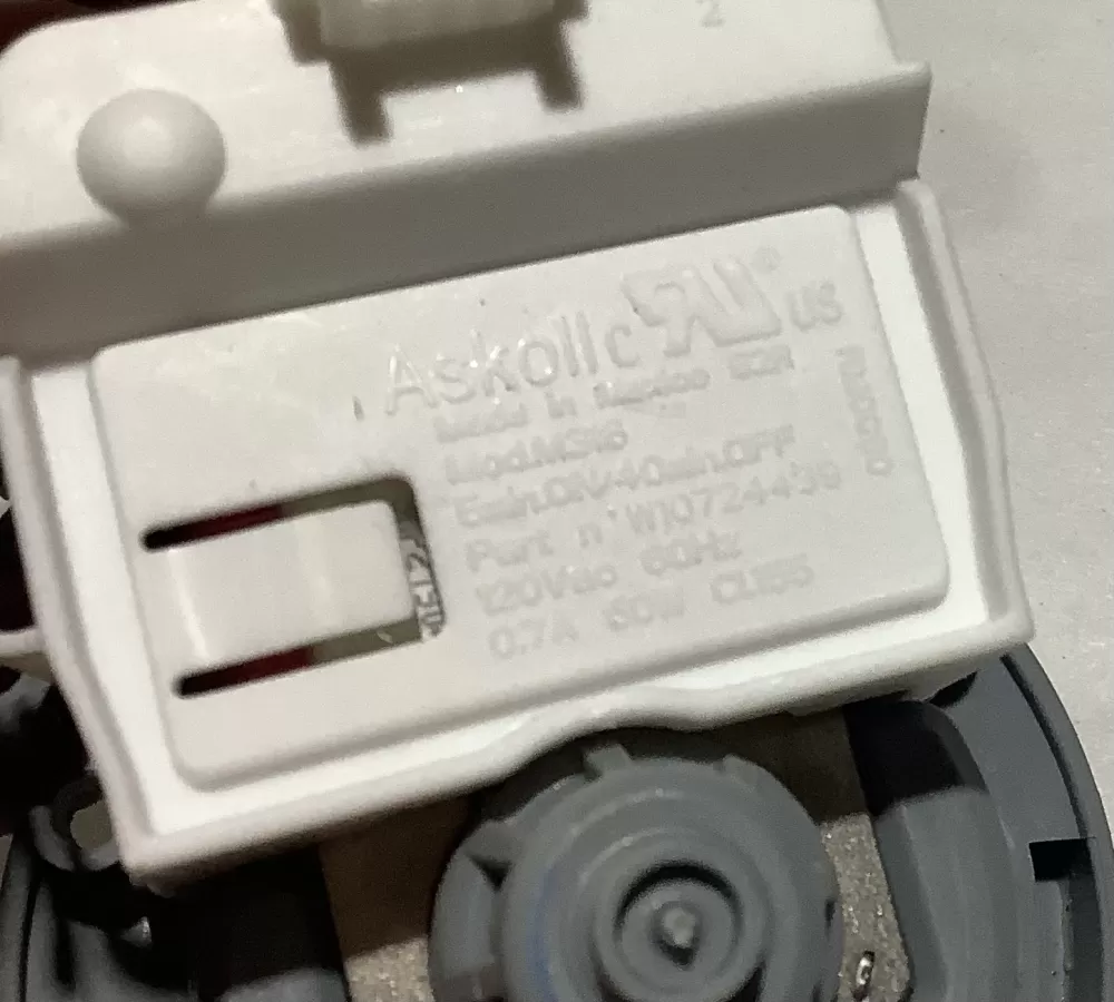 Whirlpool W10724439 Dishwasher Water Drain Pump Motor AZ131253 | Sl239