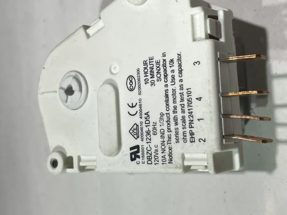 DBZC-1236-1D5A Refrigerator DBZC Defrost Timer AZ145912 | Wm2444
