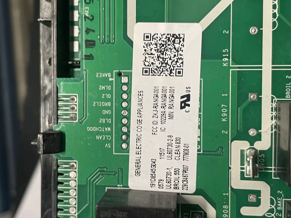 GE 191D8545G043 Range Oven Control Board AZ20705 | WMV175