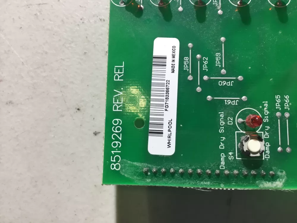 Whirlpool Kenmore WP8529879 8519269 Dryer Control Board AZ38093 | NR2