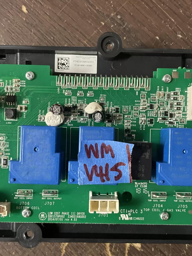 GE 234D2086G003 Dryer Control Board AZ42095 | Wmv415