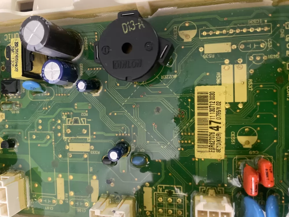 LG EBR62707647 Dryer Control Board AZ96543 | KMV551