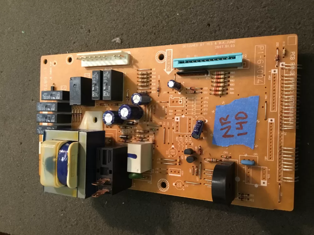 LG 687181A004A P1 6A004 Microwave Control Board AZ100705 | NR140
