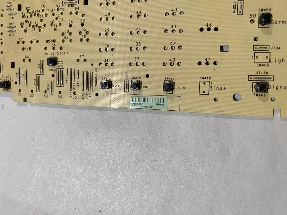 GE 275D1744P001 275D1536G015 275D1536G014 Washer Control Board AZ153566 | BK2501