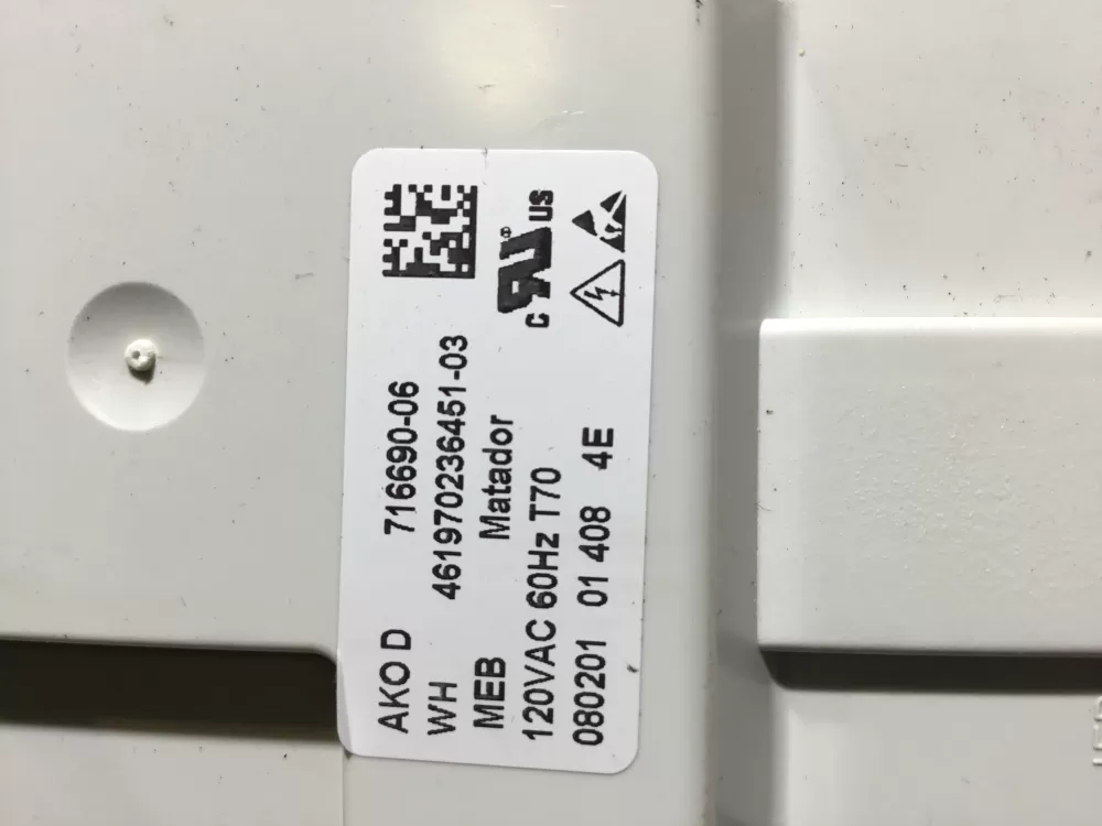 Whirlpool 716690 06 Washer Control Board AZ41867 | NR1729