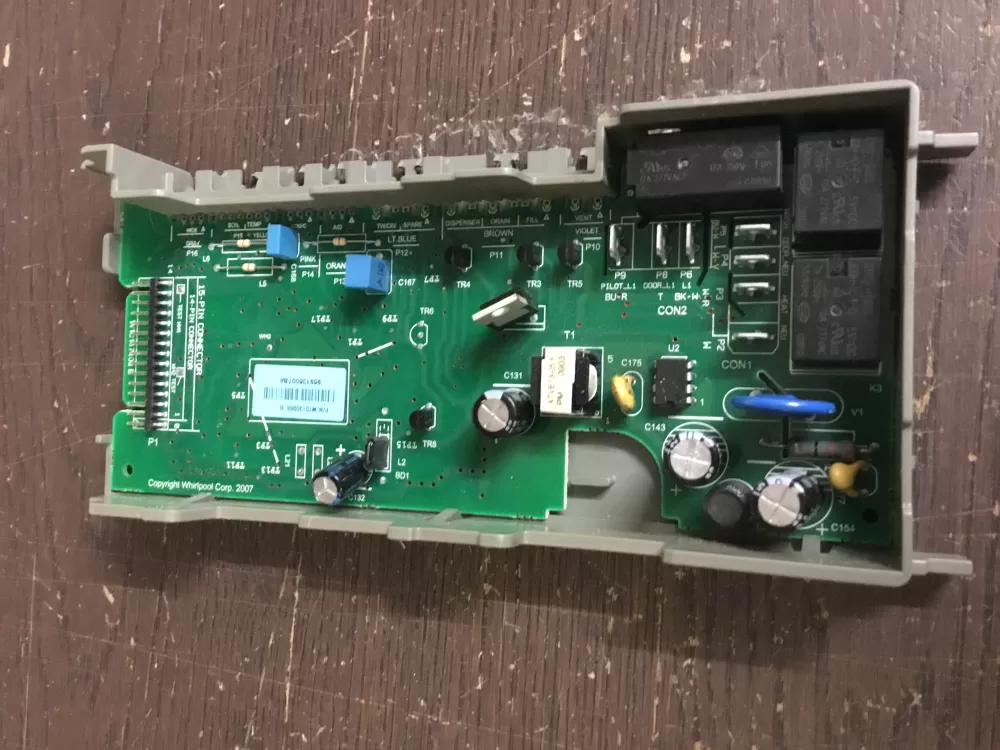 Whirlpool  Maytag  KitchenAid  Kenmore AP6018710 W10130968 W10208674 W10285179 WPW10285179 PS11752012 Dishwasher Control Board
