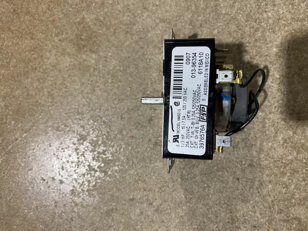 Kenmore 3406702A WP3976576 3406015 3406702 3976576 Dryer Timer AZ75437 | BK1103