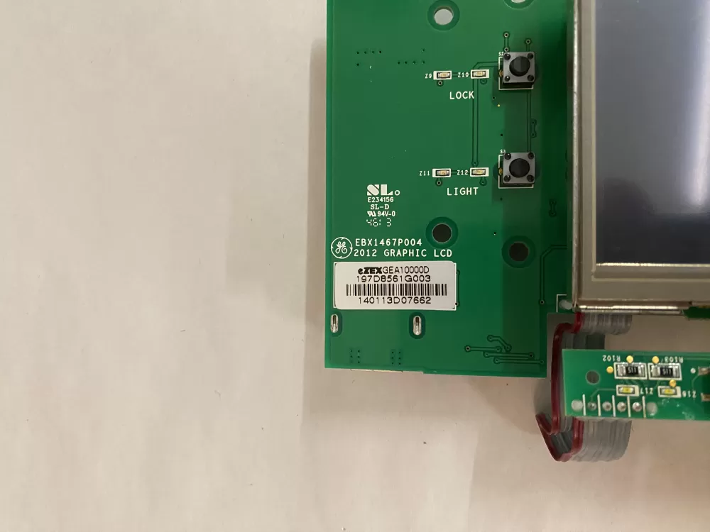 GE 197D8561G003 EBX1467P004 Graphic LCD Main Control Board AZ199484 | BK2787