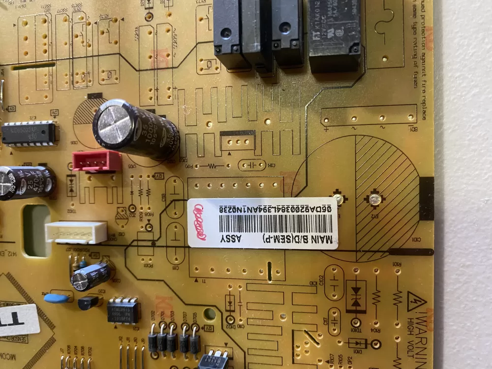 Samsung DA92 00384L DA9200384L Refrigerator Control Board AZ37305 | BK184