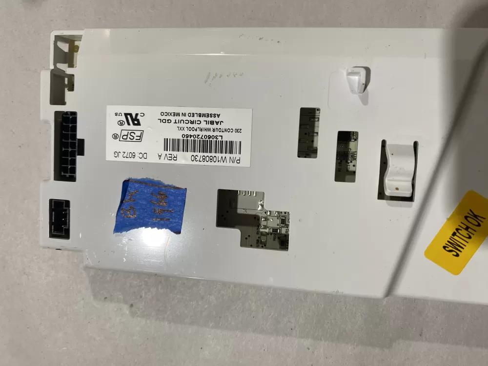 Whirlpool W10808730 Refrigerator Control Board Dispenser AZ111457 | BK1966