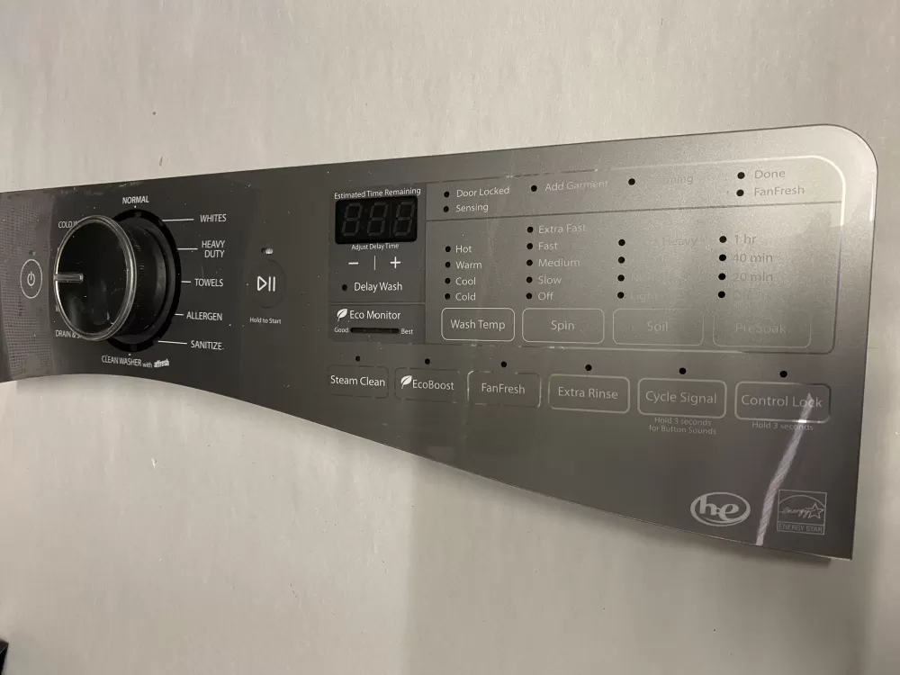 Whirlpool W10433091 W10750482 PS11703033 Washer Control Board Panel