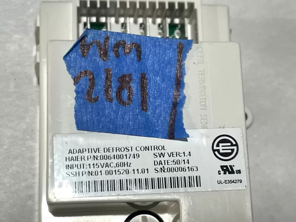 GE REFRIGERATOR DEFROST TIMER PART # WR09X28646 AZ118053 | Wm2181