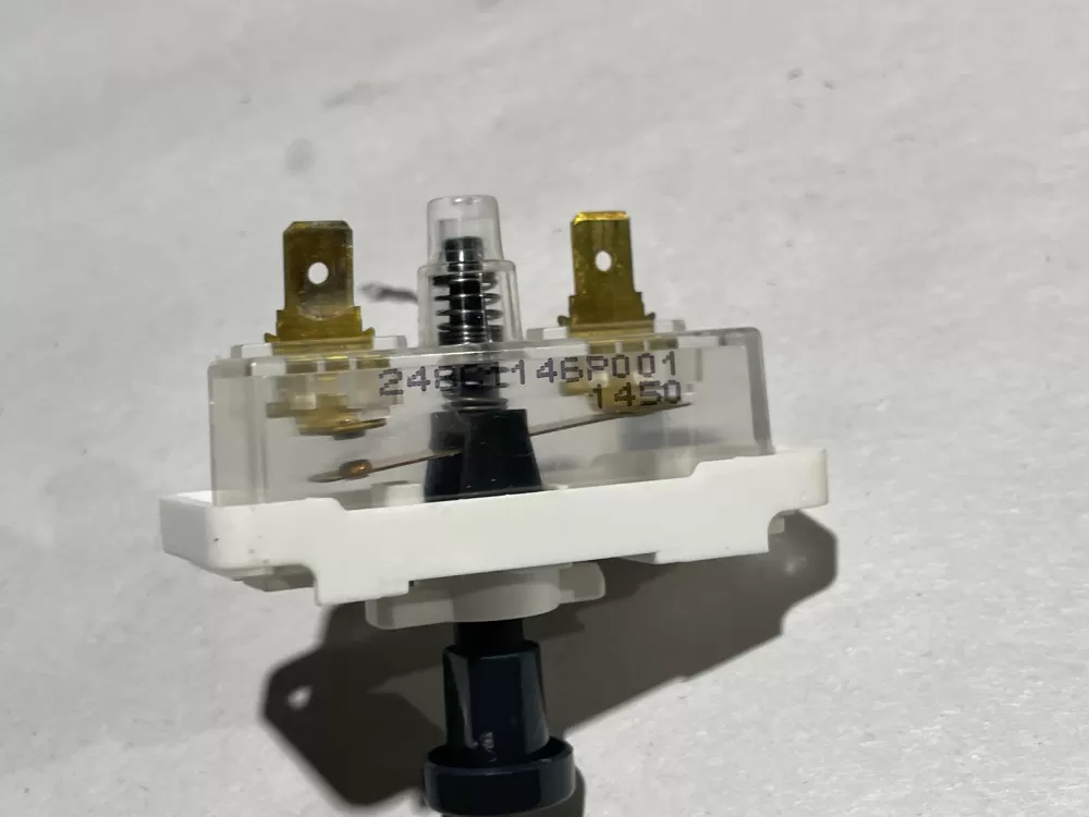 GE Dryer Push Start Switch 24861146P001 AZ155392 | Wm2534