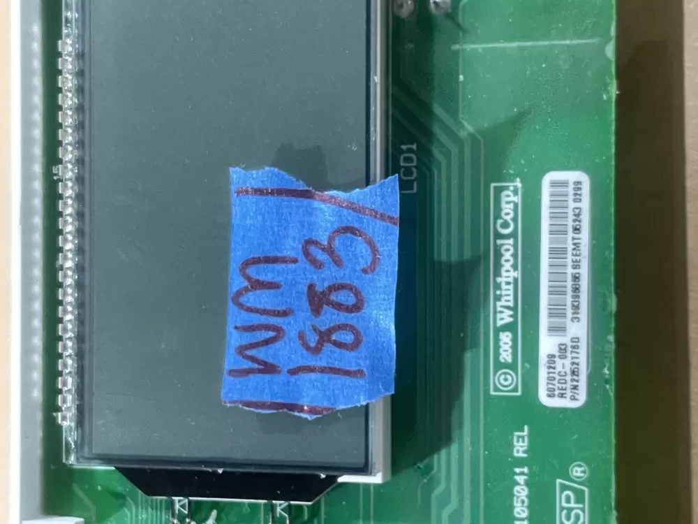 KitchenAid 60701209 LCD1 15041 22521760 318396866 Refrigerator Control Board
