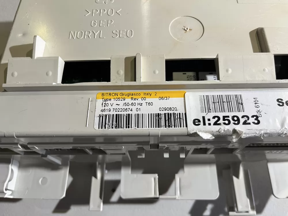 Whirlpool 46197022067401 Washer Main Control Board CCU AZ40760 | V406