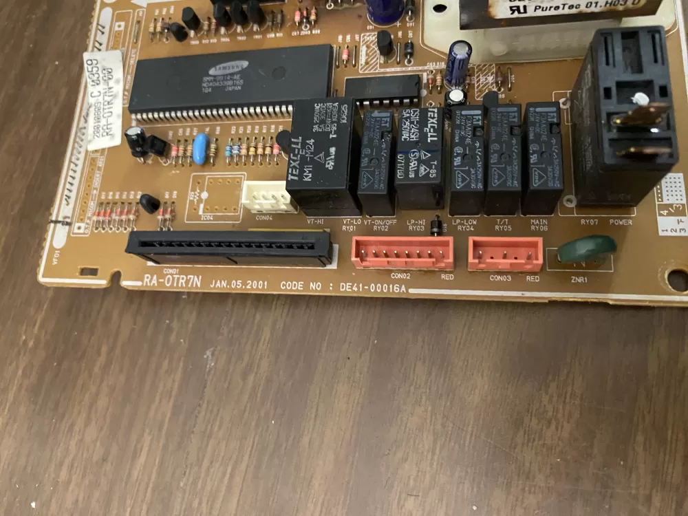 Samsung DE41-00016A Microwave Control Board AZ74378 | BK1642