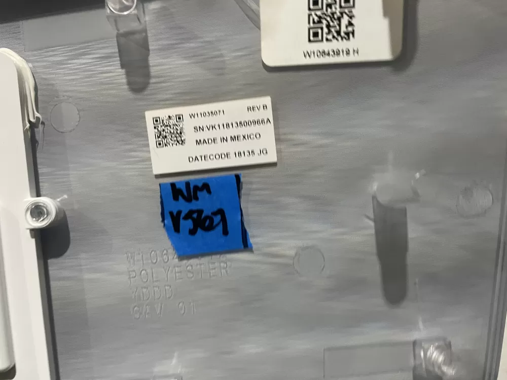 Kenmore W10643917 Washer Touchpad Panel (scrathces) AZ199280 | Wmv569