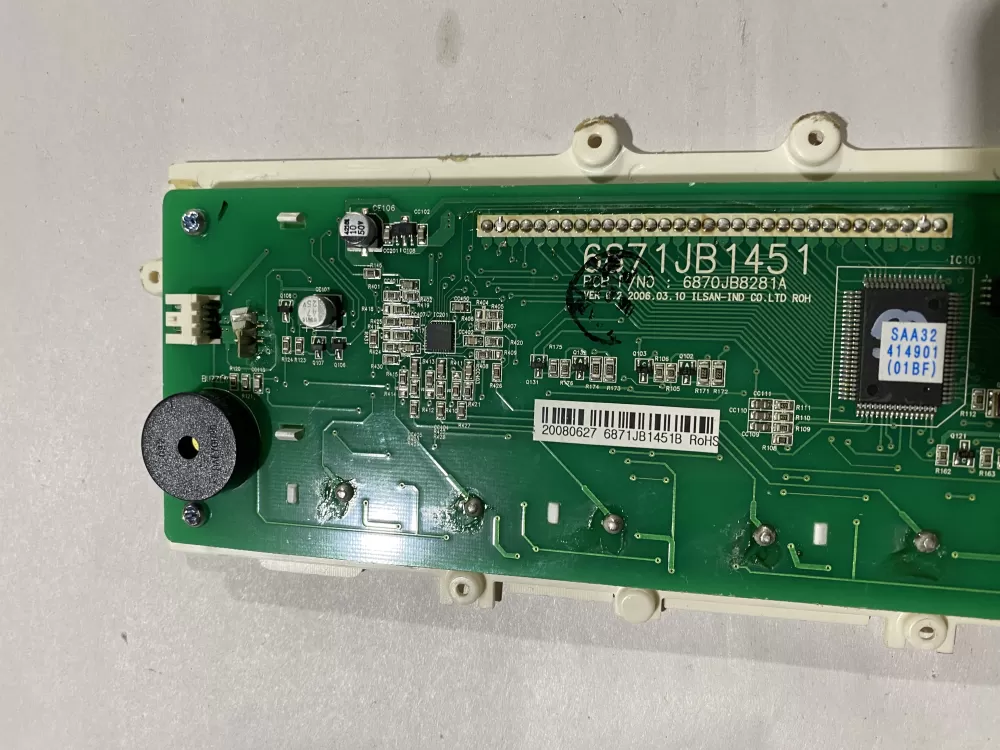 Kenmore LG 6871JB1451B Refrigerator Control Board Dispenser AZ141096 | BK2385