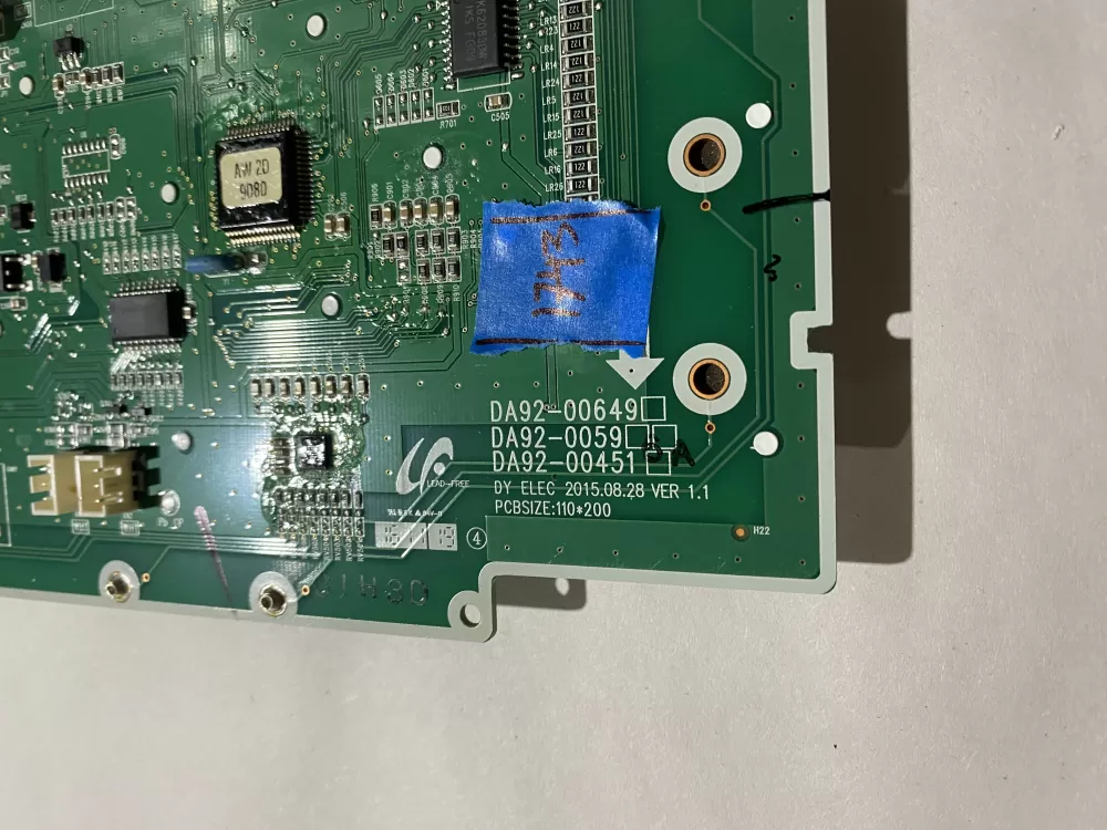 Samsung DA92-00596A Refrigerator Dispenser Control Board AZ195790 | BK1743