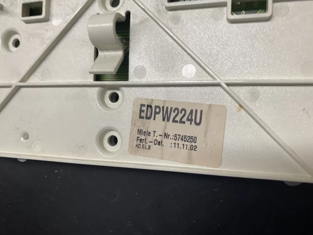 Miele EDPW224U 5745250  Washing Machine Display Control Board AZ18693 | BK750
