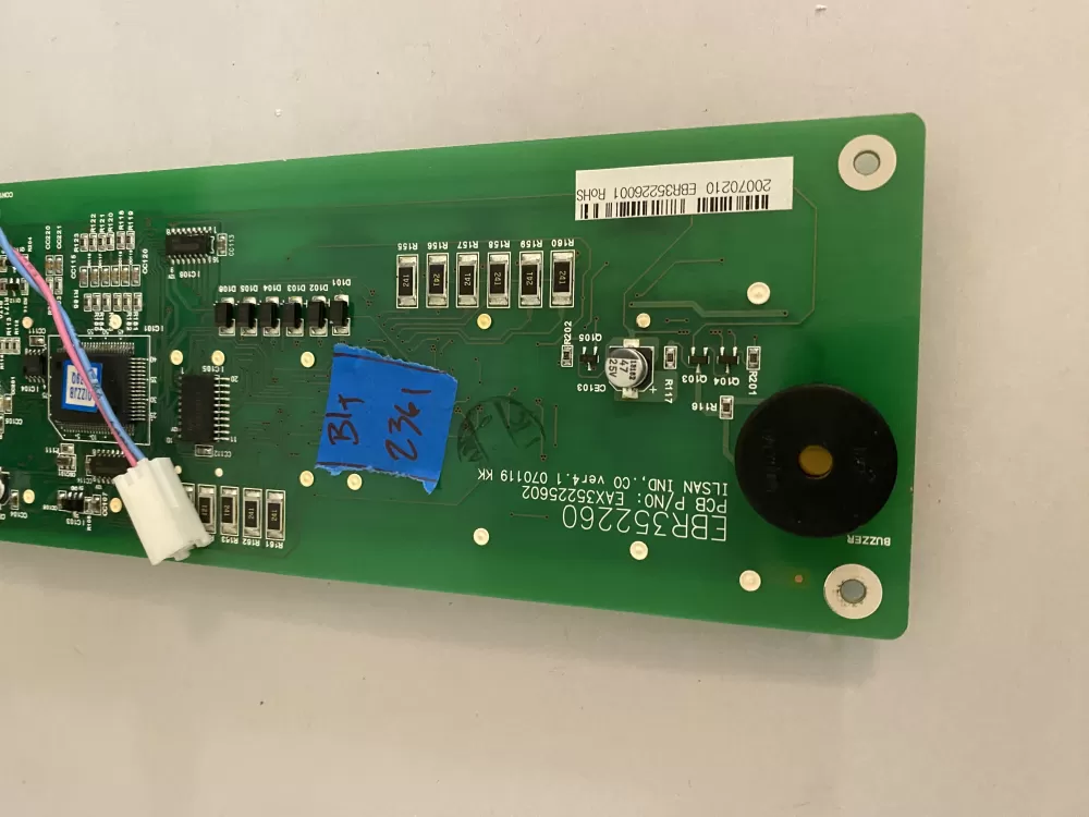 LG EBR35226001 Refrigerator Control Board AZ137248 | BK2361