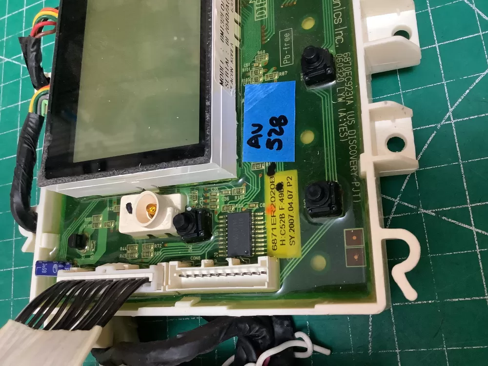 LG 6870EC9236A 6871ER2020B Washer Control Board AZ226190 | ARV528