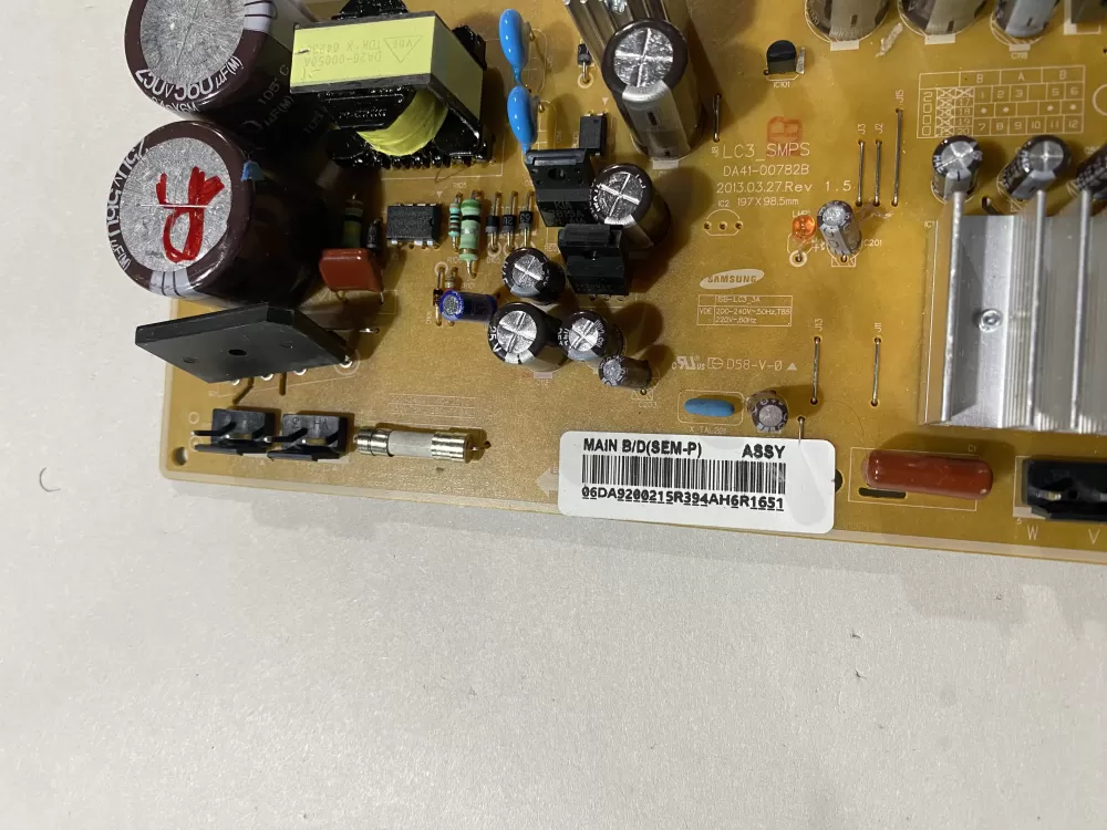 Samsung DA92-00215R Refrigerator Inverter Control Board AZ142225 | BK2391