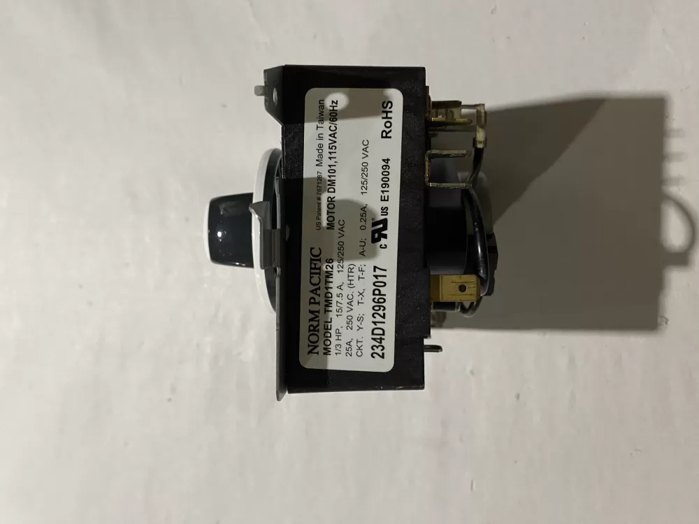 Kenmore  General Electric WE4M521 WE04X22654 PS11721520 234D1296P017 Dryer Timer