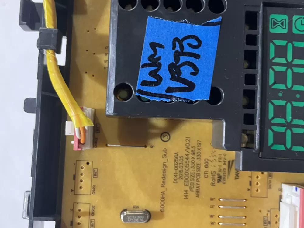 Samsung DC92-01802Q DC94-07244A Washer Control Board AZ166505 | Wmv393