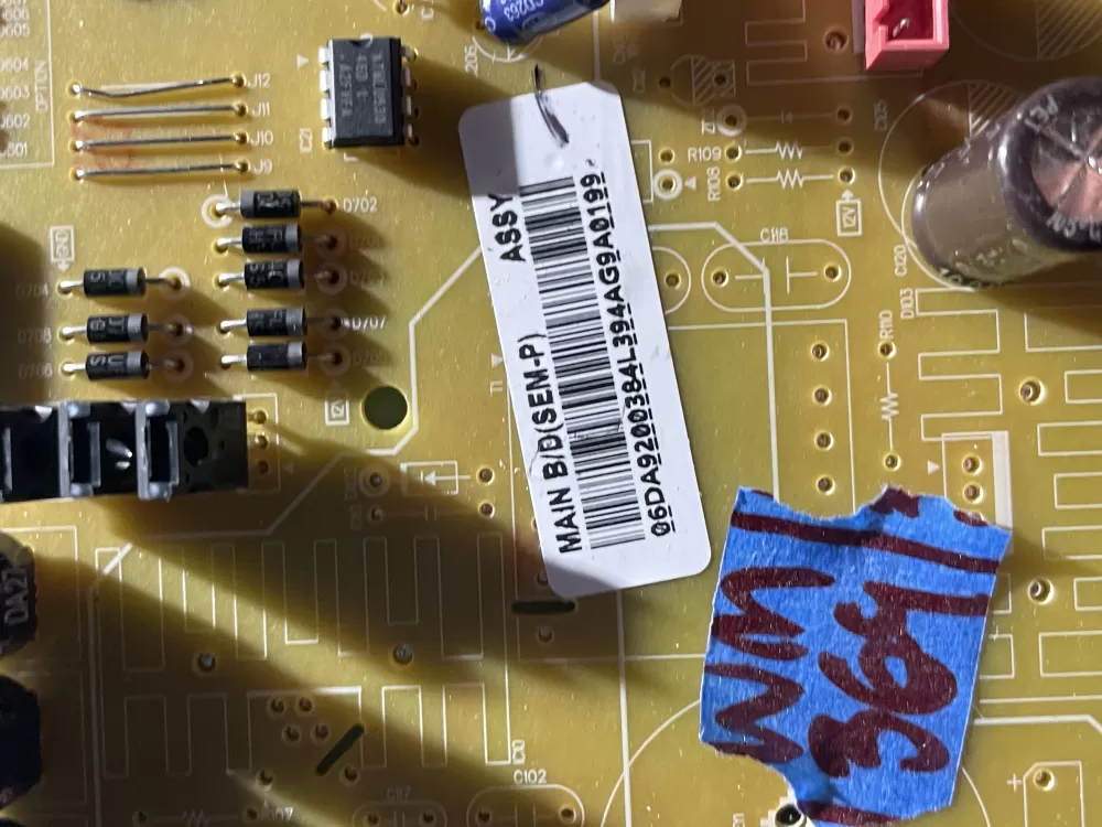 Samsung DA92 00384L DA9200384L Refrigerator Control Board AZ39947 | Wm369