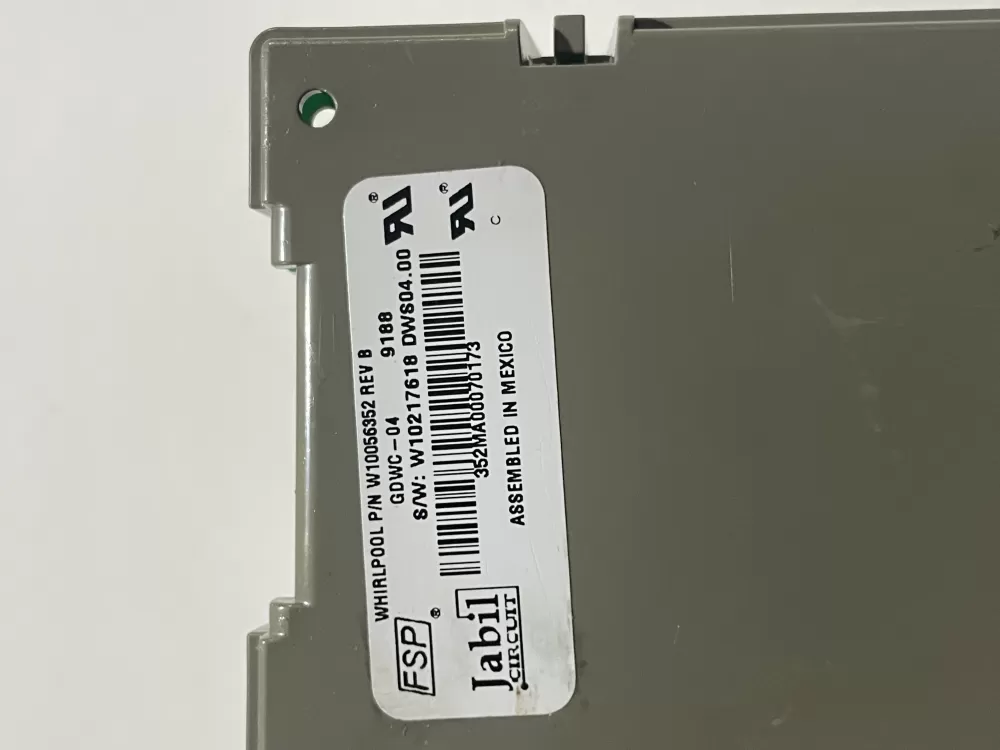 Whirlpool KitchenAid W10056352 Dishwasher Control Board AZ185849 | Wm2724