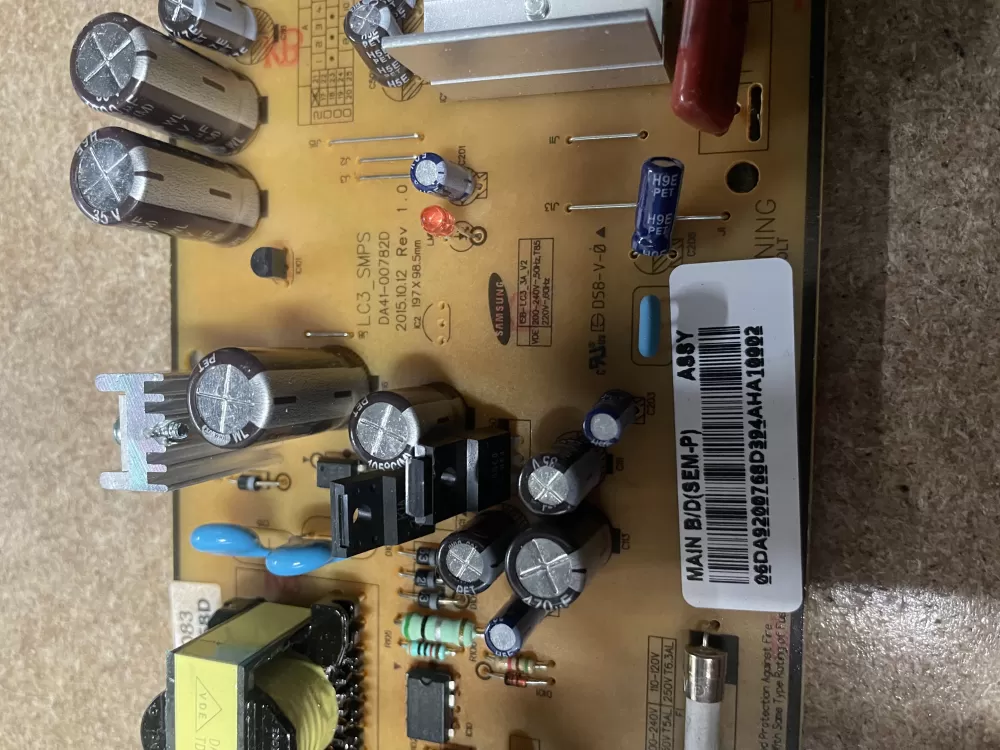 Samsung DA92 00768D Refrigerator Control Board Inverter AZ6918 | KM1536