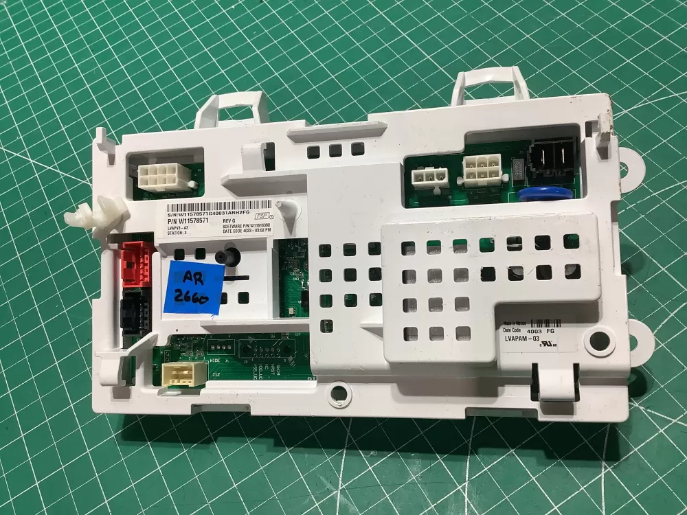 Admiral W11578571 W11603811 PS16744839 Washer Control Board AZ187039 | AR2660