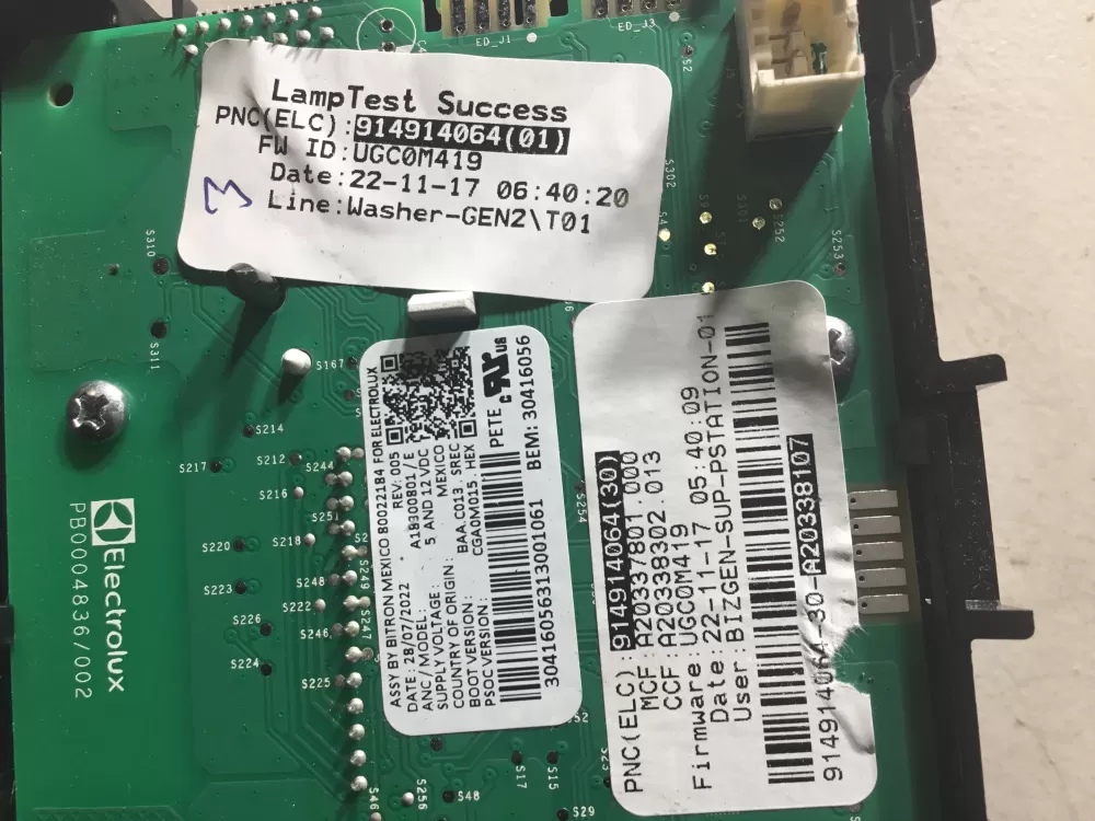 Frigidaire Electrolux 5304515282 A18300801 80022184 Washer Knob AZ44921 | NR1681