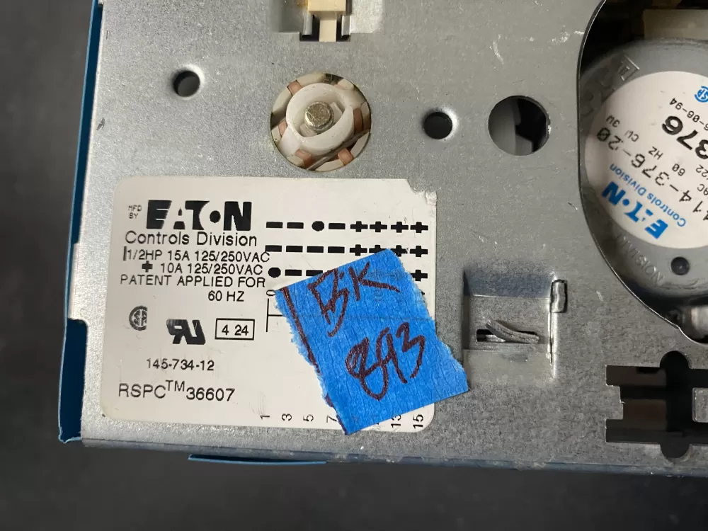 Amana WP36607 36607 Washer Timer Control AZ9558 | BK893