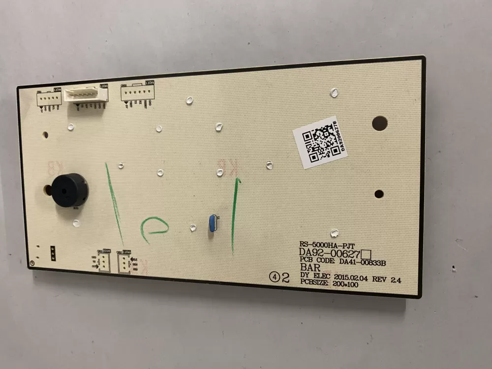 Samsung DA92 00627B Refrigerator Control Board Dispenser AZ204594 | BK2139