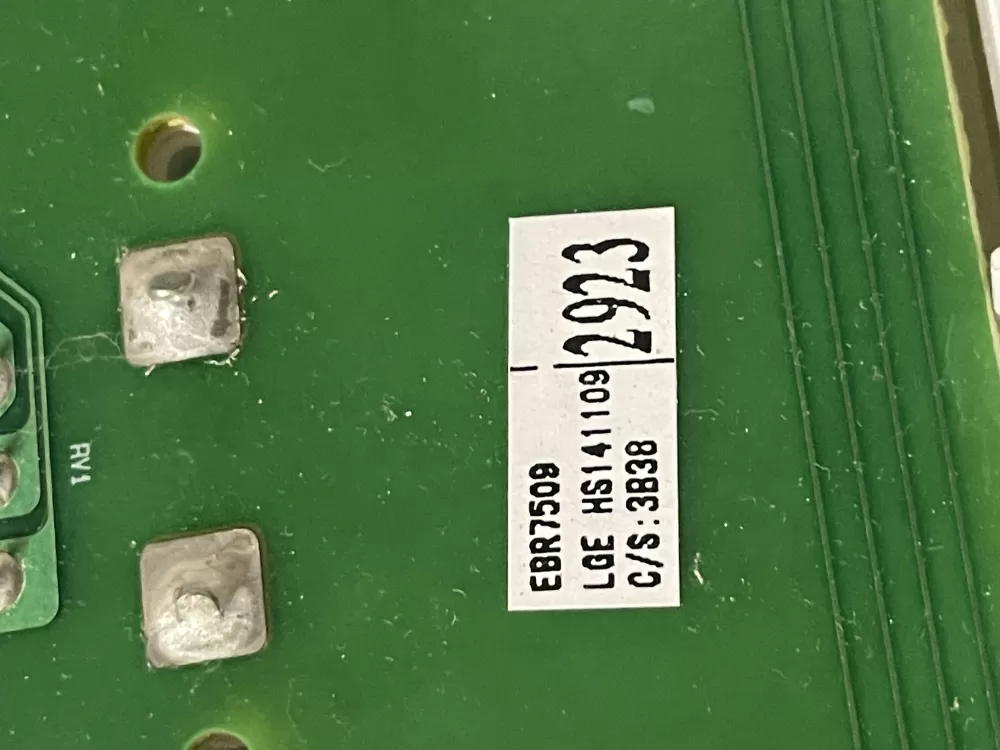 Kenmore EBR75092923 Washer Control Board Interface Display User AZ44987 | Wmv115