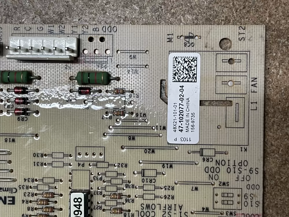Rheem Air Handler Control Board 47-102077-02-04 156-9735 AZ15527 | KM960