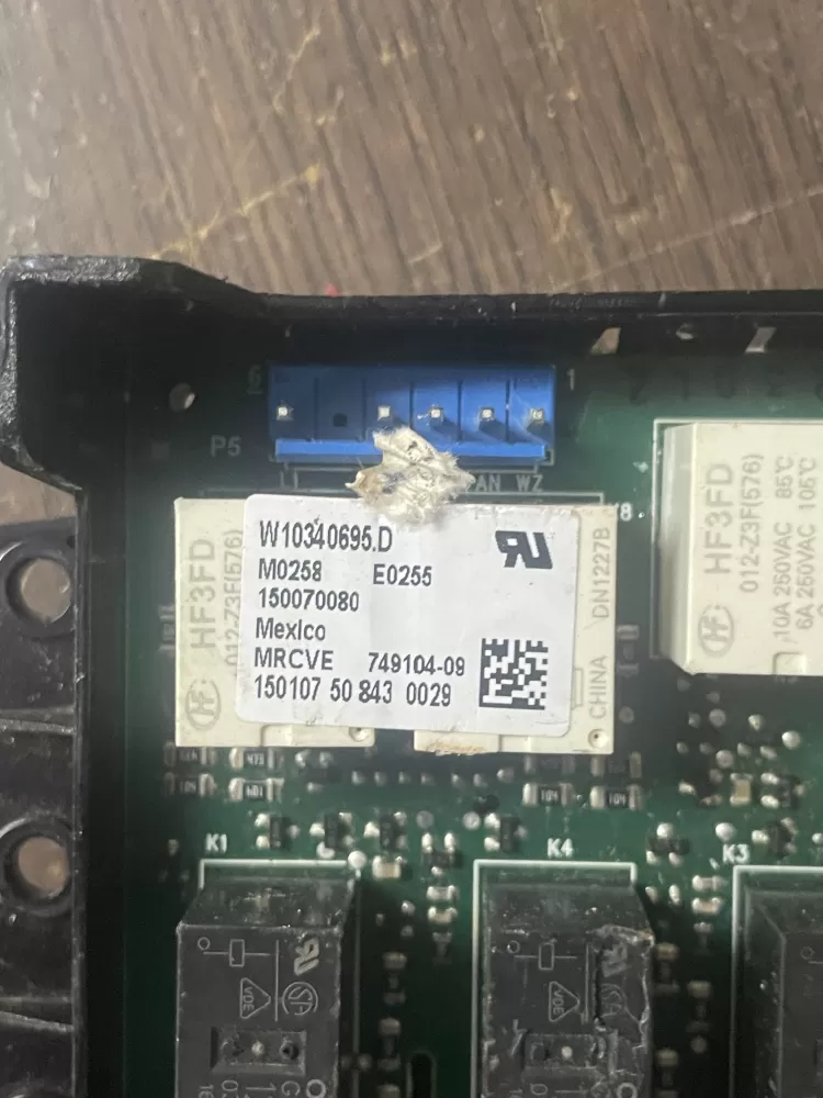 Whirlpool KitchenAid W10340695 Range Control Board AZ40988 | Wmv403