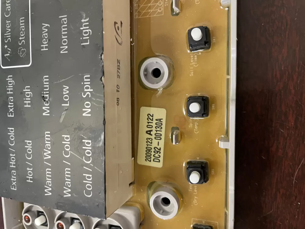 Samsung DC92-00130A DC92-00125A Washer UI Control Board AZ36746 | KMV15
