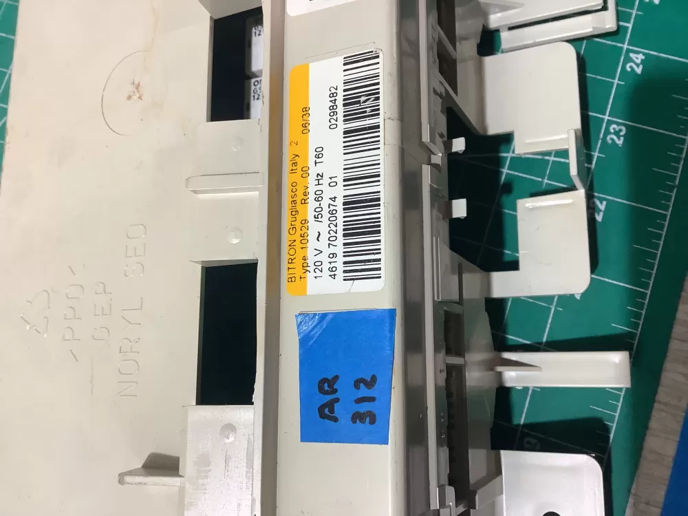 Whirlpool 4619 70220674 01 Washer Control Board CCU AZ189557 | AR312
